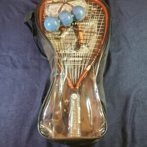 Ektelon 900 Power Level Racquet Ball Pack Set w/ Balls, Eye guard & Racket NIP
